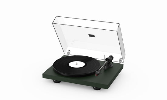 PLATINE VINYLE PRO-JECT / DEBUT CARBON EVO VERT SATIN / MODÈLE D&