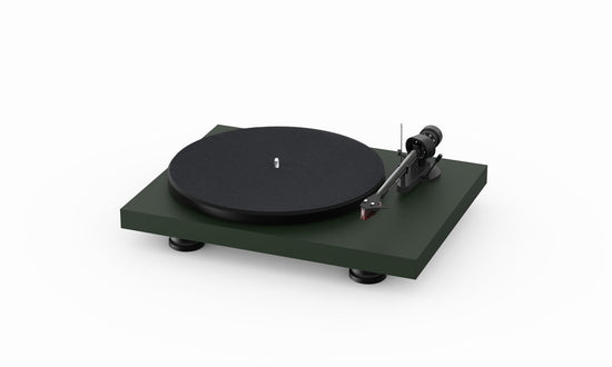 PLATINE VINYLE PRO-JECT / DEBUT CARBON EVO VERT SATIN / MODÈLE D&