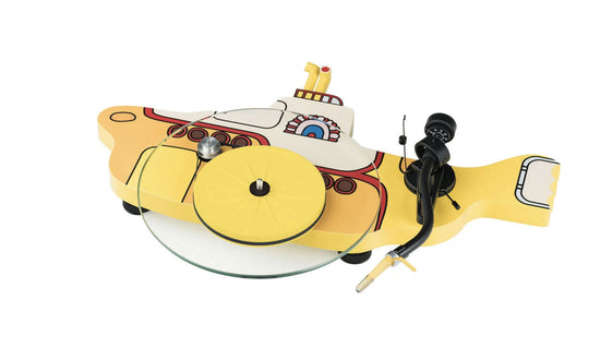 PLATINE VINYLE PRO-JECT / THE BEATLES YELLOW SUBMARINE AVEC CELLULE ORTOFON CONCORDE